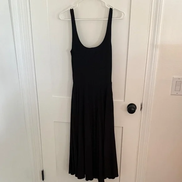 Reformation Classic Black Midi Dress - Picture 4 of 5